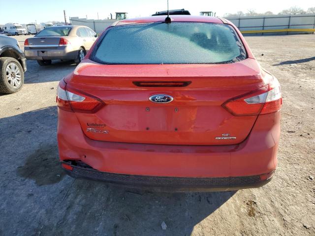 1FADP3F28EL157472 - 2014 FORD FOCUS SE RED photo 6