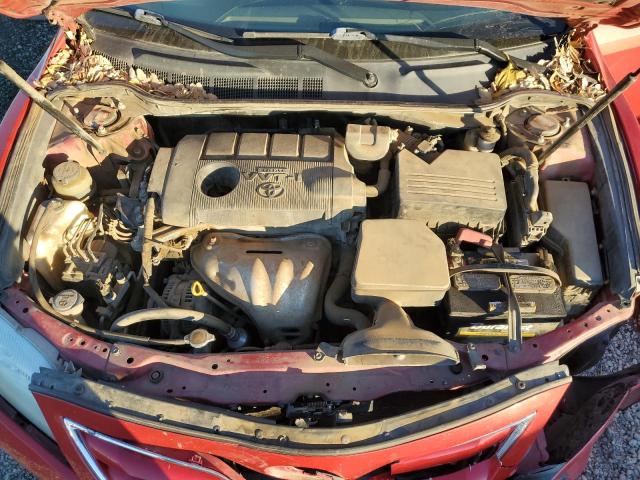 4T1BF3EK2BU732978 - 2011 TOYOTA CAMRY BASE RED photo 11