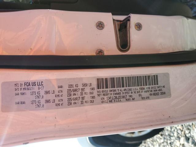 1C4PJLCB6JD510017 - 2018 JEEP CHEROKEE LATITUDE Biały zdjęcie 13