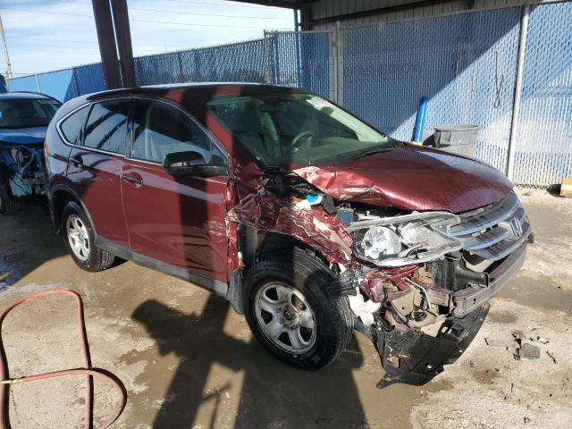 5J6RM4H32DL057980 - 2013 HONDA CR-V LX BURGUNDY photo 4