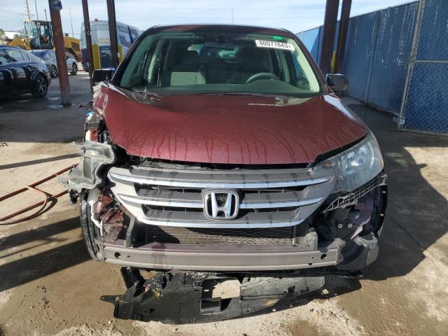 5J6RM4H32DL057980 - 2013 HONDA CR-V LX BURGUNDY photo 5