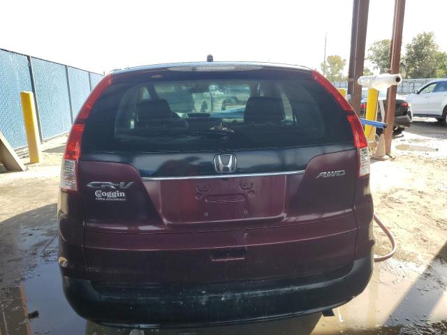 5J6RM4H32DL057980 - 2013 HONDA CR-V LX BURGUNDY photo 6