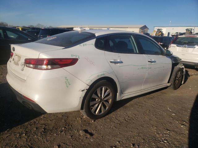 5XXGT4L33HG162315 - 2017 KIA OPTIMA LX WHITE photo 3