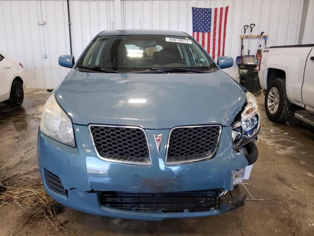 5Y2SP67899Z466845 - 2009 PONTIAC VIBE BLUE photo 5