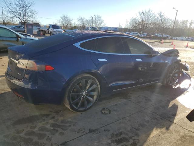 5YJSA1E26GF150423 - 2016 TESLA MODEL S ლურჯი ფოტო 3