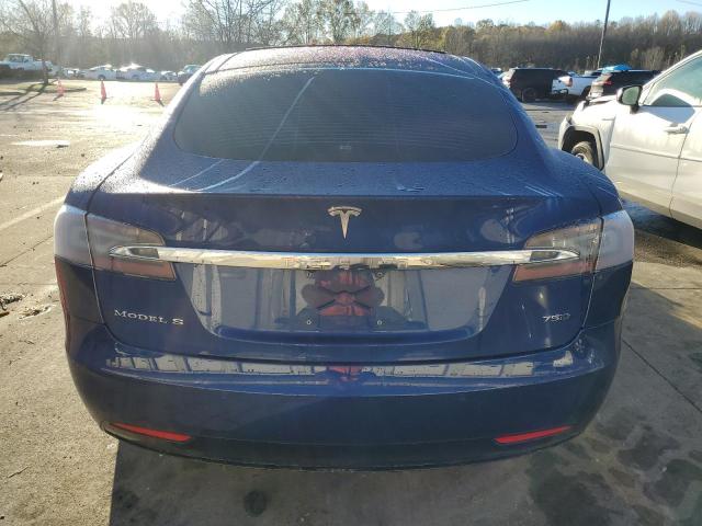 5YJSA1E26GF150423 - 2016 TESLA MODEL S ლურჯი ფოტო 6