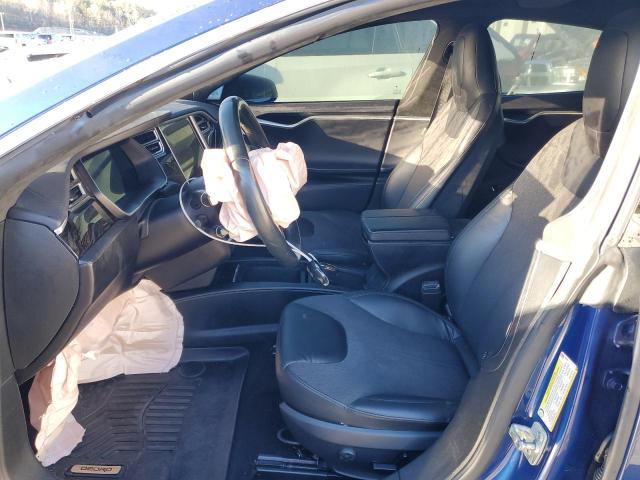 5YJSA1E26GF150423 - 2016 TESLA MODEL S ლურჯი ფოტო 7