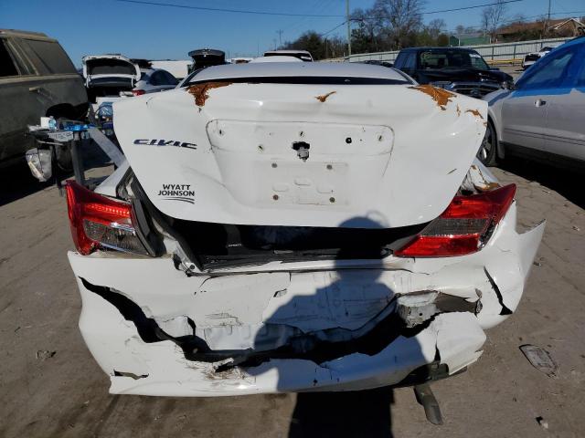 2HGFB2F5XCH525491 - 2012 HONDA CIVIC LX WHITE photo 6