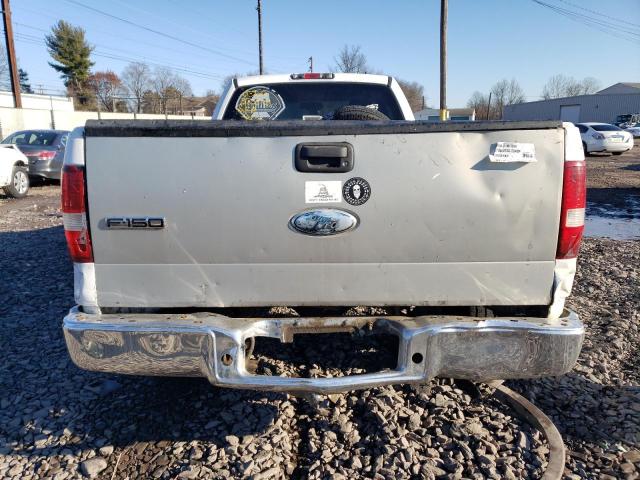 1FTRF12W15NA57718 - 2005 FORD F150 WHITE photo 6