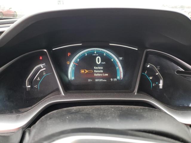 JHMFC1F74JX011408 - 2018 HONDA CIVIC EXL Սպիտակ լուսանկար 9