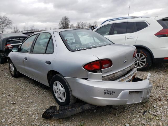 1G1JC524217121882 - 2001 CHEVROLET CAVALIER BASE SILVER photo 2