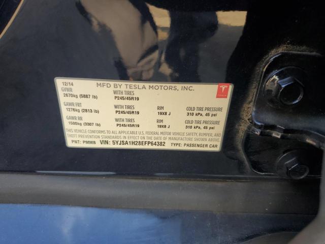 5YJSA1H28EFP64382 - 2014 TESLA MODEL S Mavi foto 13