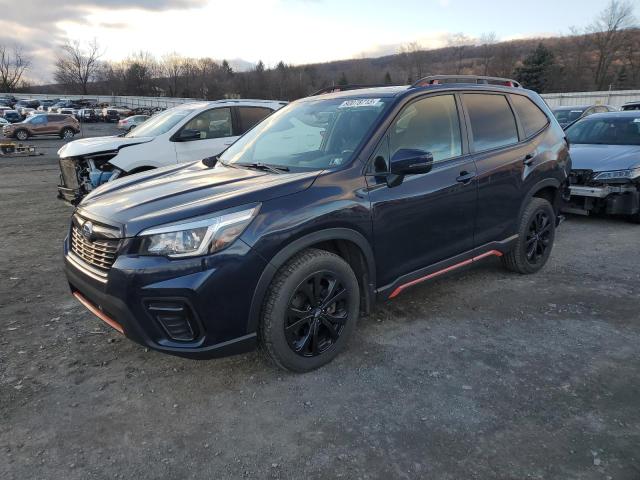 JF2SKAKC3KH529688 - 2019 SUBARU FORESTER SPORT BLUE photo 1