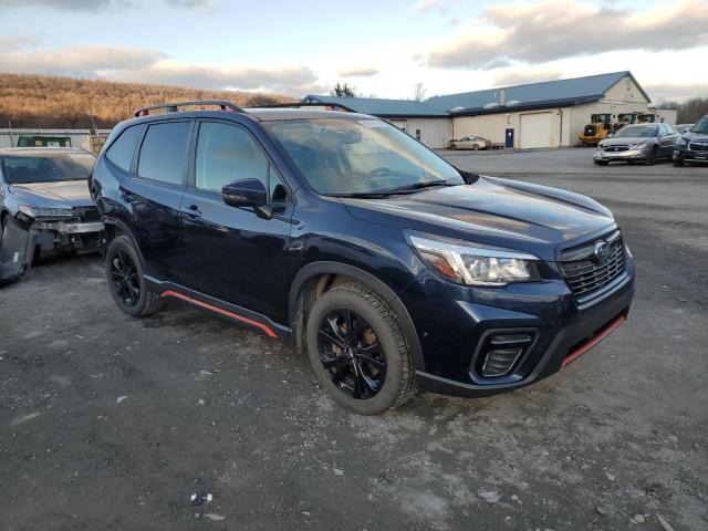 JF2SKAKC3KH529688 - 2019 SUBARU FORESTER SPORT BLUE photo 4