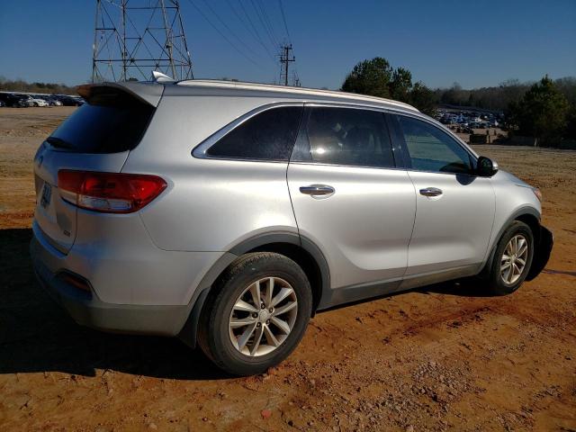 5XYPG4A32GG012617 - 2016 KIA SORENTO LX SILVER photo 3