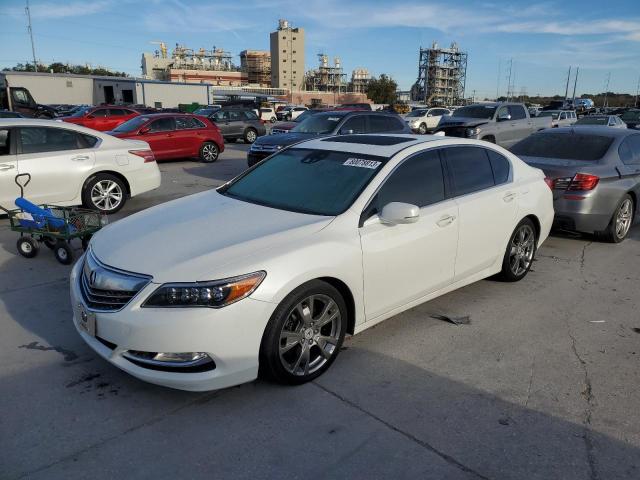 JH4KC1F36EC003383 - 2014 ACURA RLX WHITE photo 1