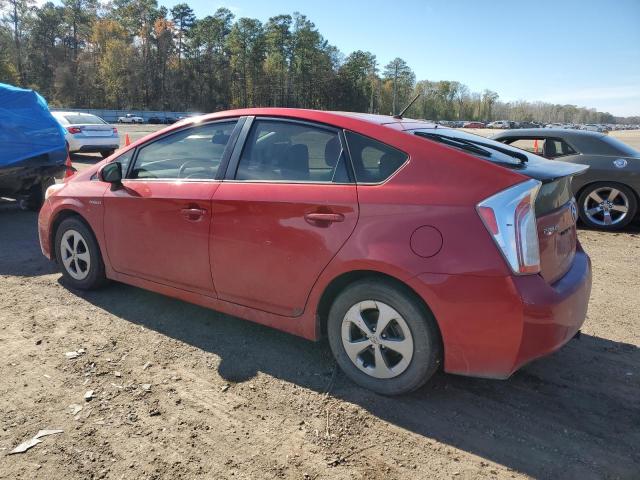 JTDKN3DU1D0340191 - 2013 TOYOTA PRIUS RED photo 2