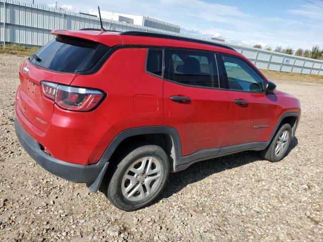3C4NJDAB5JT213461 - 2018 JEEP COMPASS SPORT RED photo 3