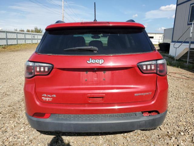 3C4NJDAB5JT213461 - 2018 JEEP COMPASS SPORT RED photo 6