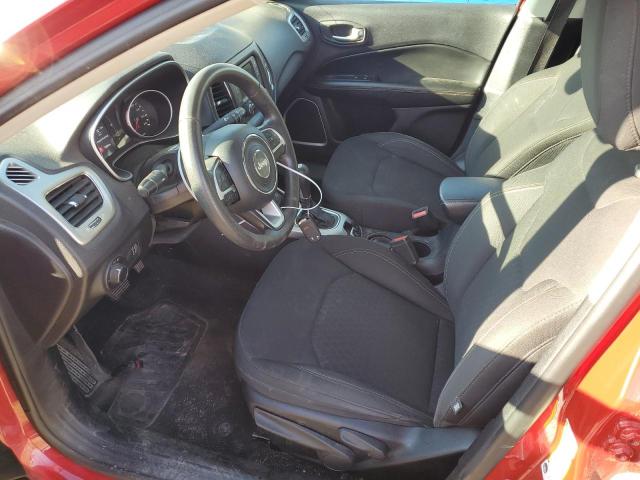 3C4NJDAB5JT213461 - 2018 JEEP COMPASS SPORT RED photo 7