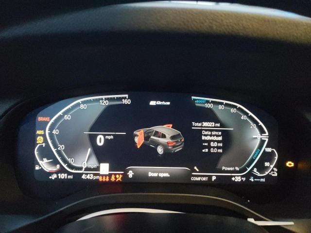 5UXTS1C06L9D40747 - 2020 BMW X3 XDRIVE30E BLUE photo 9