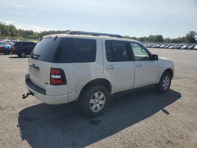 1FMEU7DE2AUA14447 - 2010 FORD EXPLORER XLT WHITE photo 3
