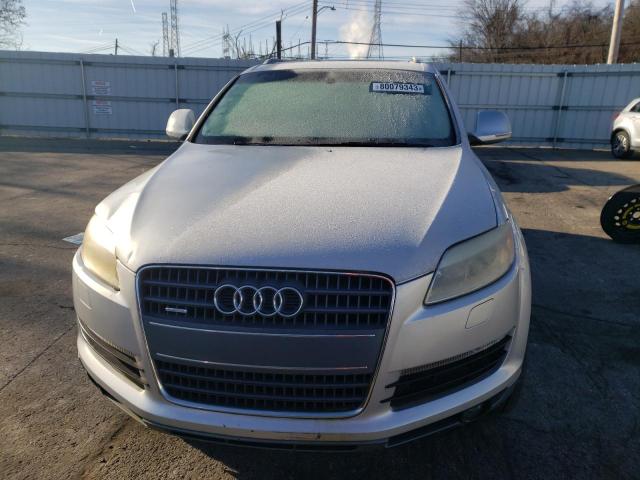 WA1BV74L67D078187 - 2007 AUDI Q7 4.2 QUATTRO PREMIUM SILVER photo 5