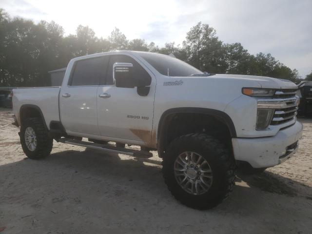 1GC4YREY3NF138343 - 2022 CHEVROLET SILVERADO K2500 HIGH COUNTRY WHITE photo 4