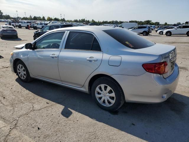2T1BU4EE9AC464775 - 2010 TOYOTA COROLLA BASE SILVER photo 2