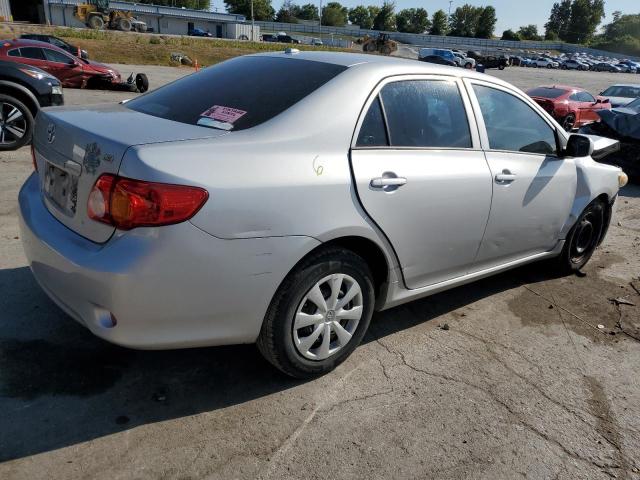 2T1BU4EE9AC464775 - 2010 TOYOTA COROLLA BASE SILVER photo 3