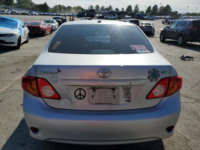 2T1BU4EE9AC464775 - 2010 TOYOTA COROLLA BASE SILVER photo 6