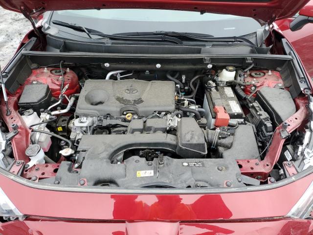 2T3P1RFV3NW252735 - 2022 TOYOTA RAV4 XLE RED photo 12