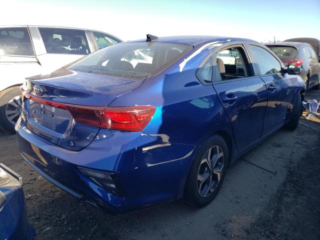 3KPF24AD2KE064161 - 2019 KIA FORTE FE BLUE photo 3