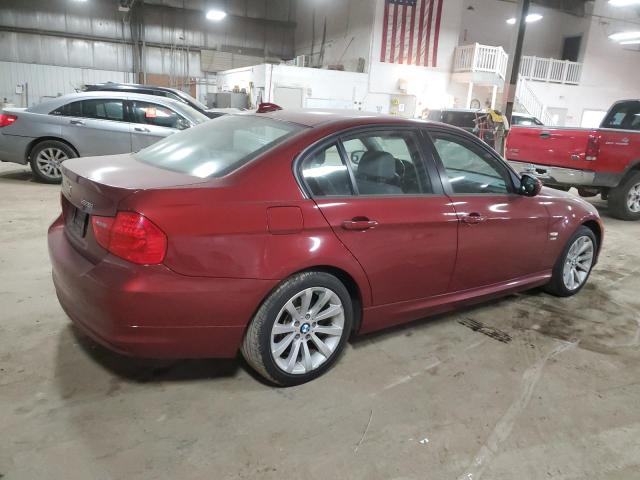 WBAPK7C55BA821629 - 2011 BMW 328 XI MAROON photo 3