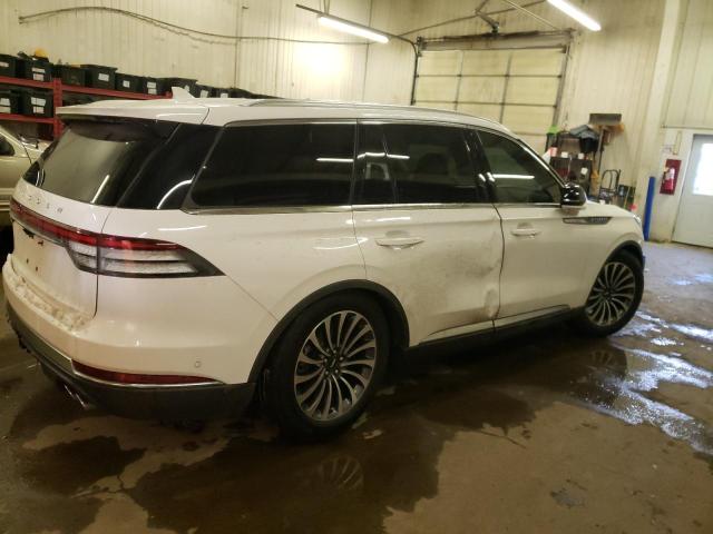 5LM5J7XC0NGL10183 - 2022 LINCOLN AVIATOR RESERVE WHITE photo 3