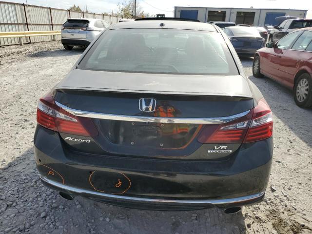 1HGCR3F99GA025754 - 2016 HONDA ACCORD TOURING BLACK photo 6