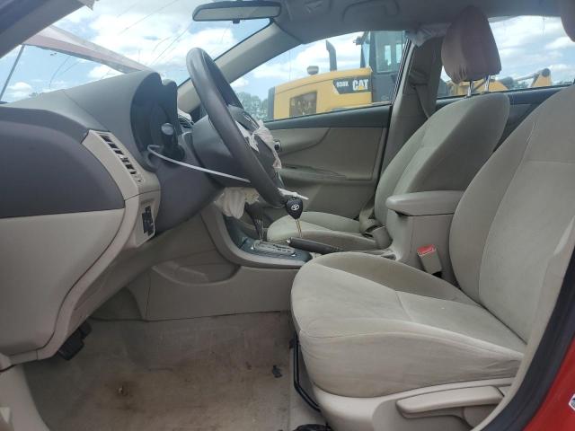 1NXBU4EE2AZ176465 - 2010 TOYOTA COROLLA BASE RED photo 7