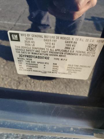 3GYFNEEY3AS597432 - 2010 CADILLAC SRX PERFORMANCE COLLECTION ლურჯი ფოტო 13