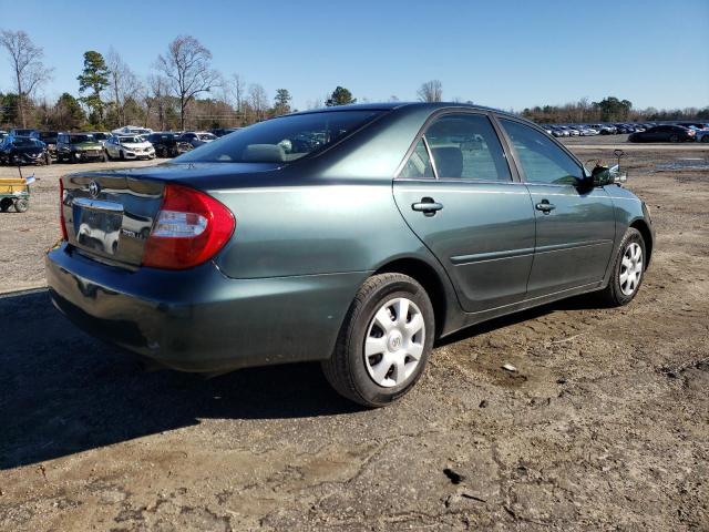 4T1BE32K53U186511 - 2003 TOYOTA CAMRY LE GREEN photo 3