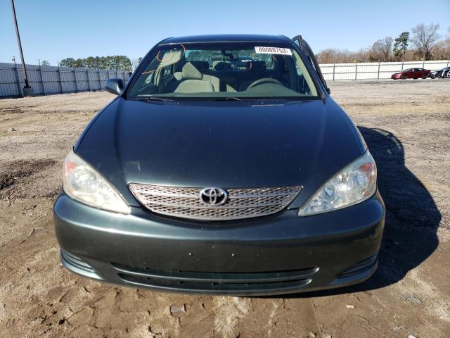 4T1BE32K53U186511 - 2003 TOYOTA CAMRY LE GREEN photo 5