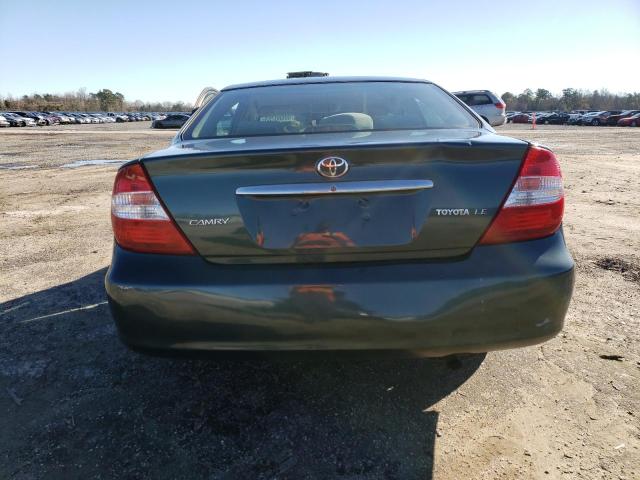 4T1BE32K53U186511 - 2003 TOYOTA CAMRY LE GREEN photo 6