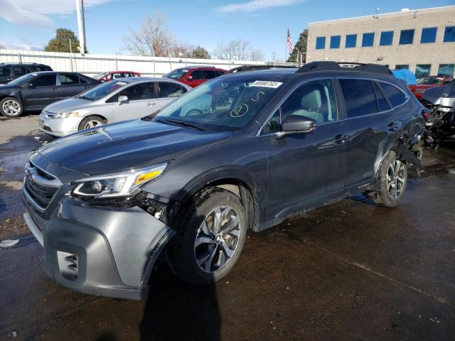 4S4BTANC9M3214140 - 2021 SUBARU OUTBACK LIMITED GRAY photo 1