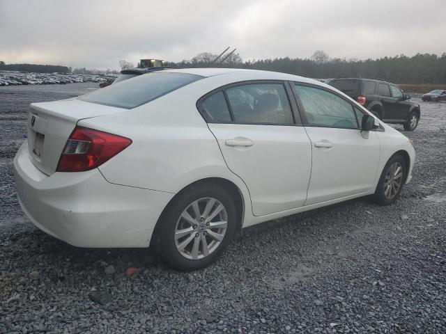 2HGFB2F85CH310465 - 2012 HONDA CIVIC EX WHITE photo 3