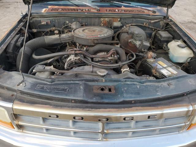 1B7GG23Y2NS597266 - 1992 DODGE DAKOTA GREEN photo 11