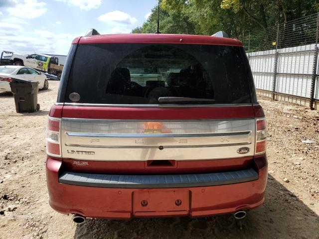 2FMGK5D87DBD27064 - 2013 FORD FLEX LIMITED RED photo 6