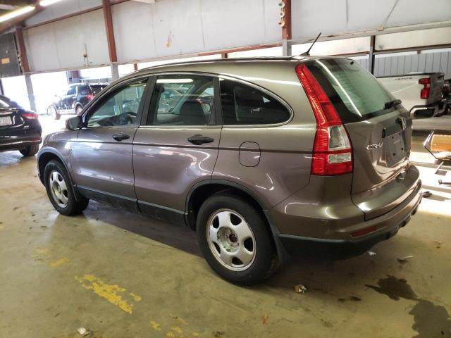 5J6RE4H31AL073581 - 2010 HONDA CR-V LX GRAY photo 2