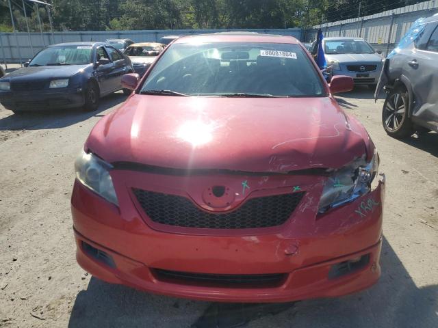 4T1BK46K67U051374 - 2007 TOYOTA CAMRY LE RED photo 5