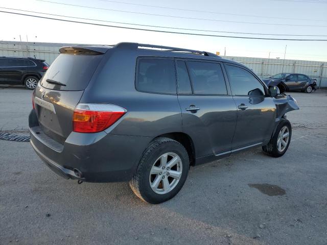 5TDZK3EH3AS004785 - 2010 TOYOTA HIGHLANDER GRAY photo 3