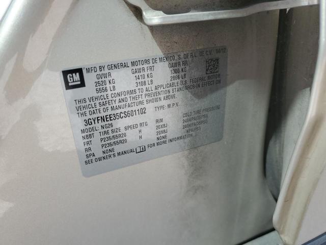 3GYFNEE35CS601102 - 2012 CADILLAC SRX PERFORMANCE COLLECTION Gold Foto 13