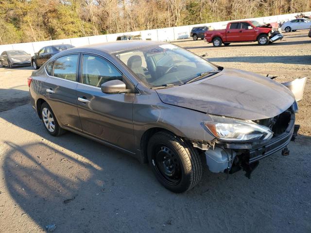 3N1AB7APXJY321623 - 2018 NISSAN SENTRA S GRAY photo 4